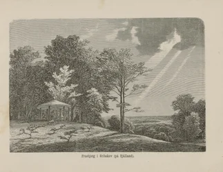Illustration tirée du livre Nordiska taflor par un auteur inconnu et publié par Albert Bonnier (1865)